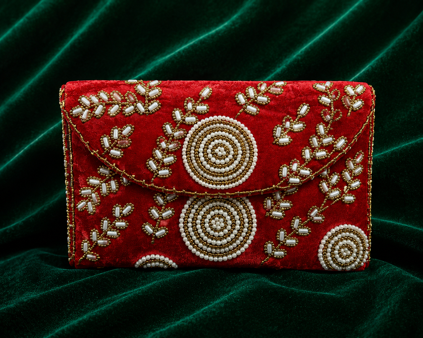 Royal Red Clutch