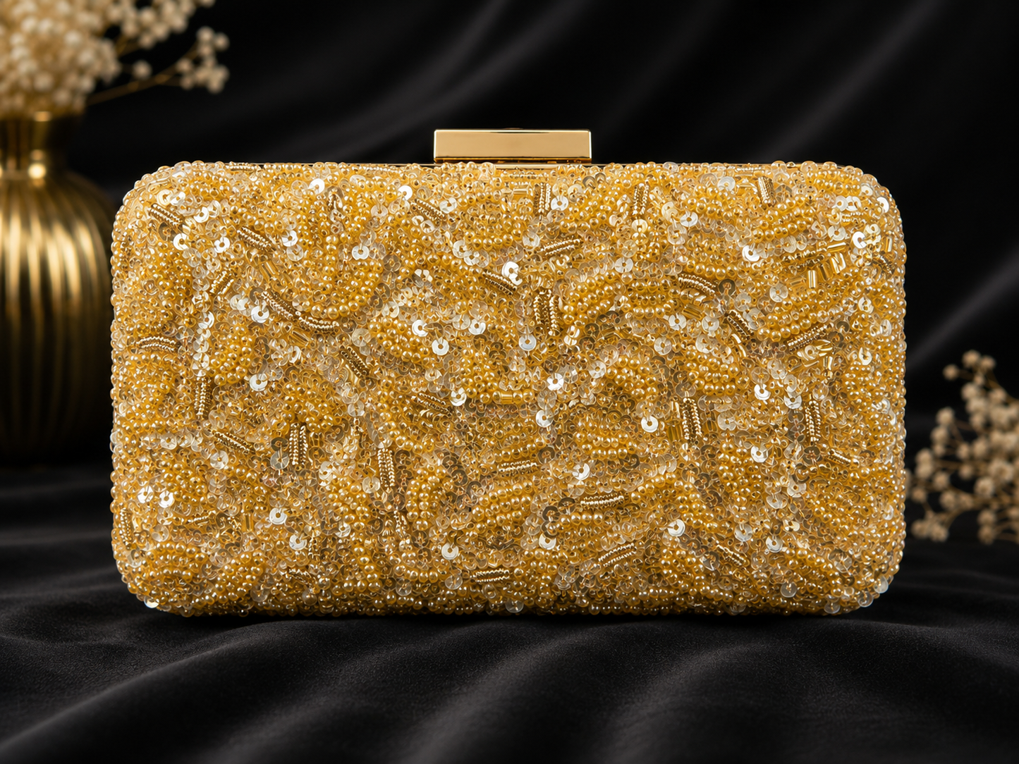 Golden Opulence Clutch