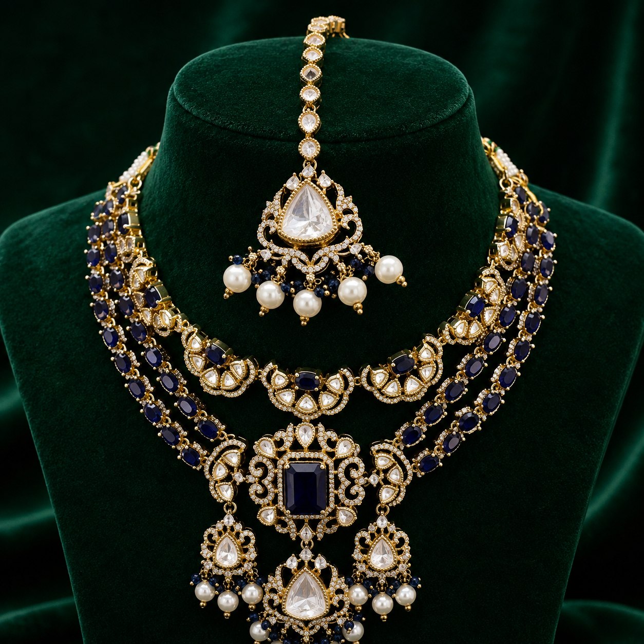 Midnight Majesty Victorian Necklace