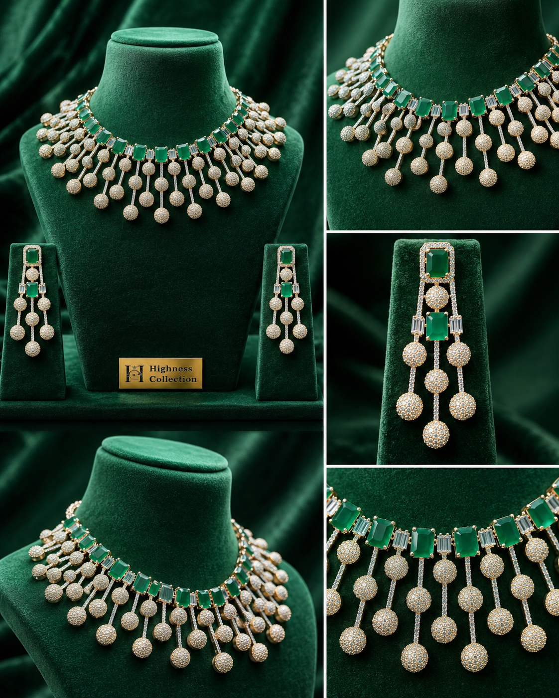 Emerald Dewdrop Necklace