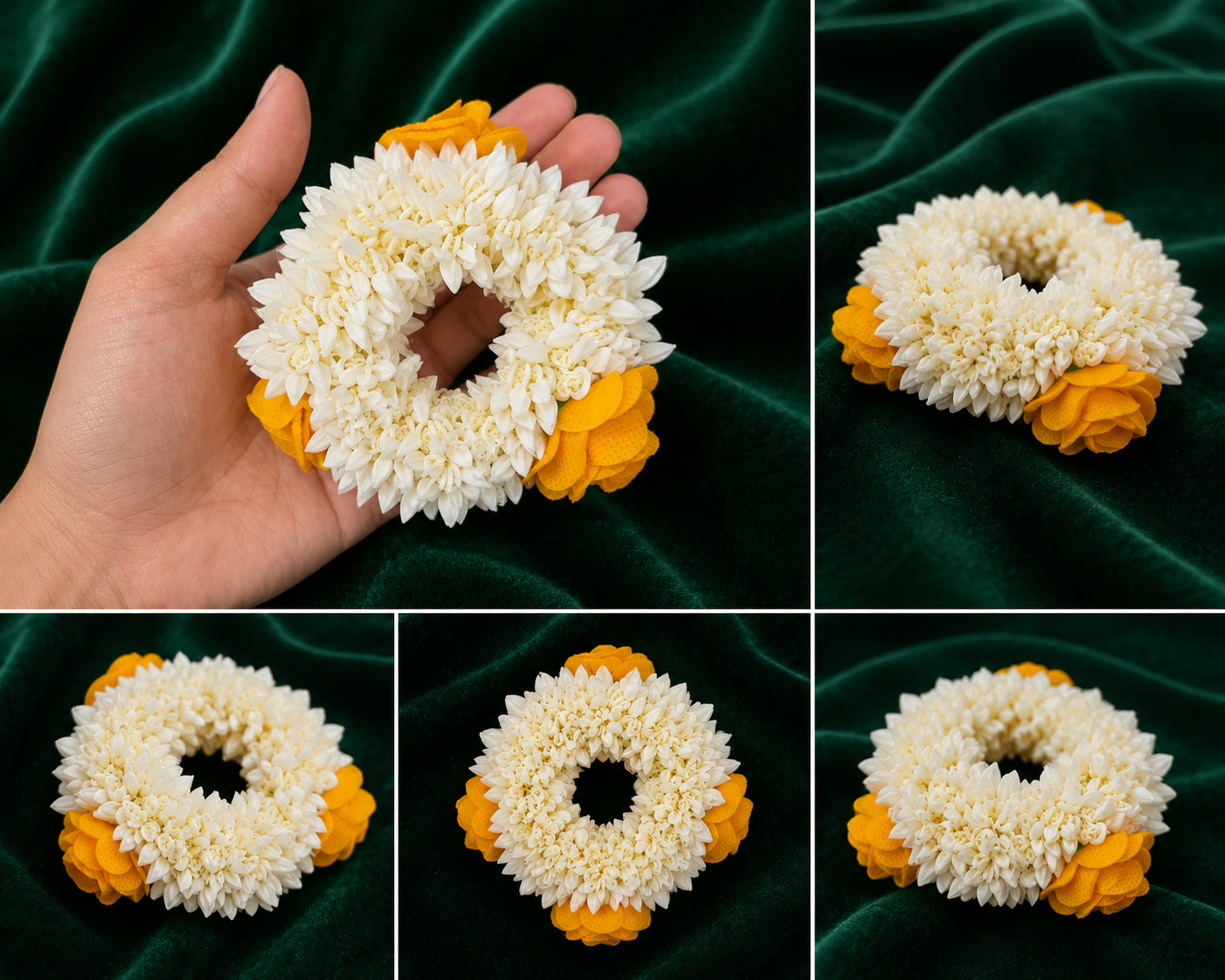 Jasmine Artificial Hand Gajra 12 pc Packet