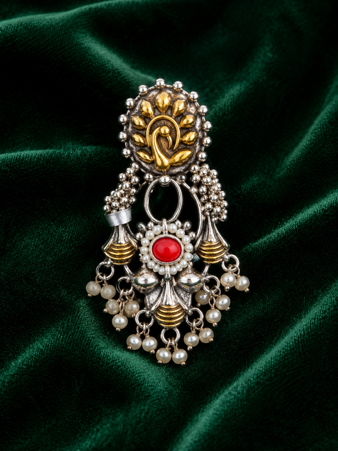 Royal Peacock Earring