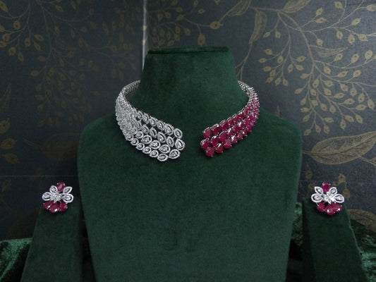 Ruby Statement Necklace