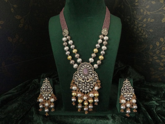 Peacock Long Necklace