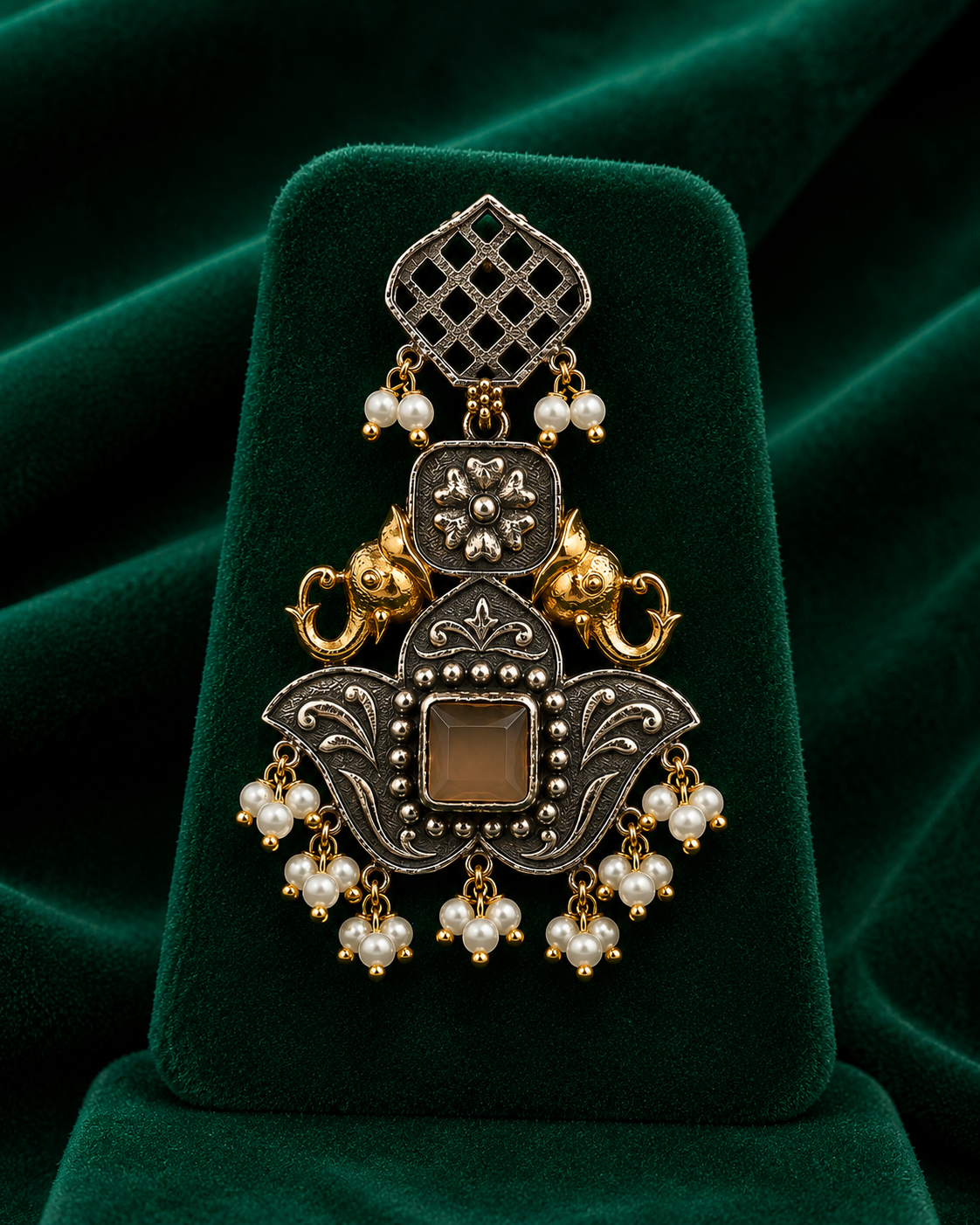 Elephant Oxidize Earring