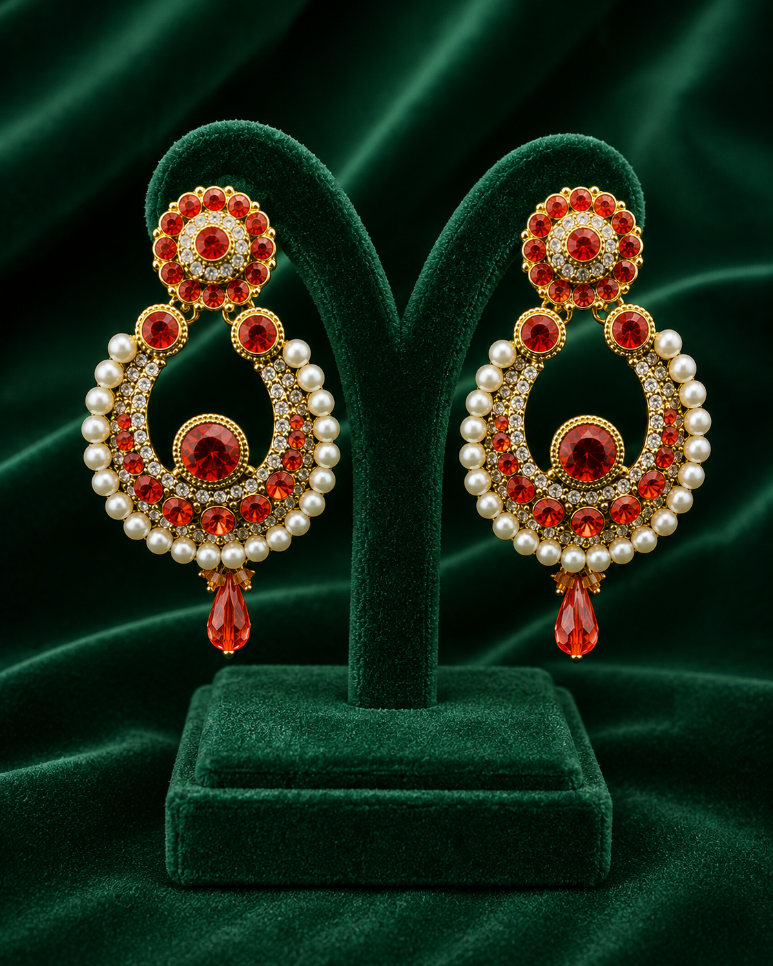 Zafraya Pearl Earrings