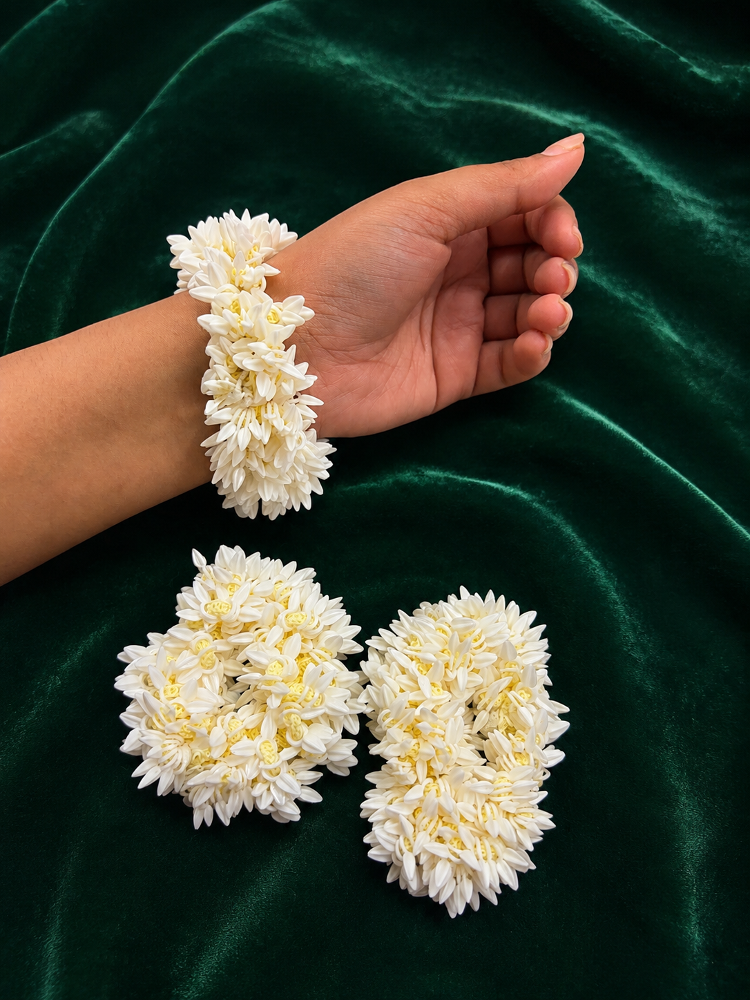 Jasmine Artificial Hand Gajra 12 pc Packet
