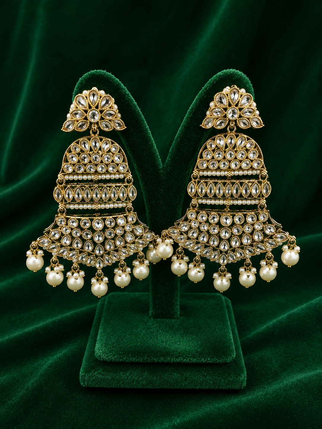 Mehraya Kundan Earrings