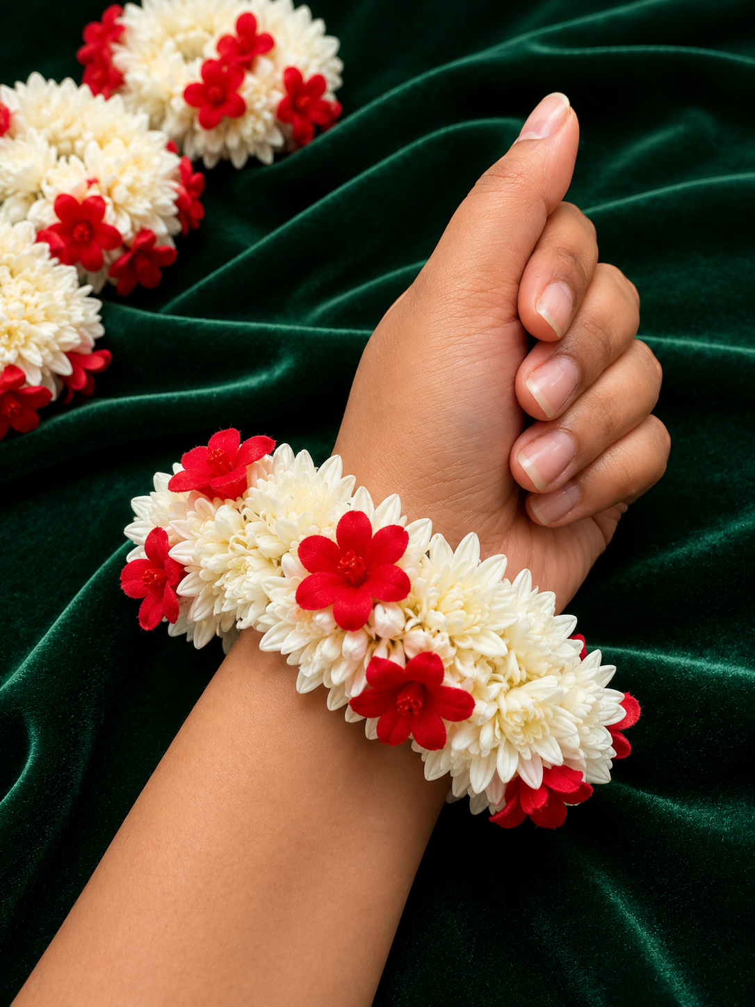 Jasmine Artificial Hand Gajra 12 pc Packet