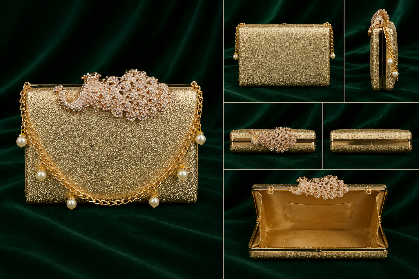 Peacock Clutch