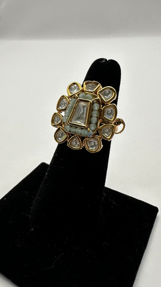 Paachi Kundan Ring