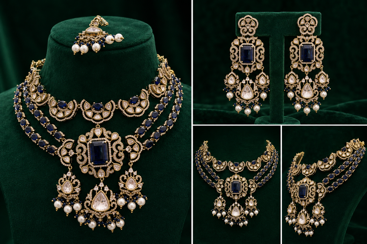 Midnight Majesty Victorian Necklace