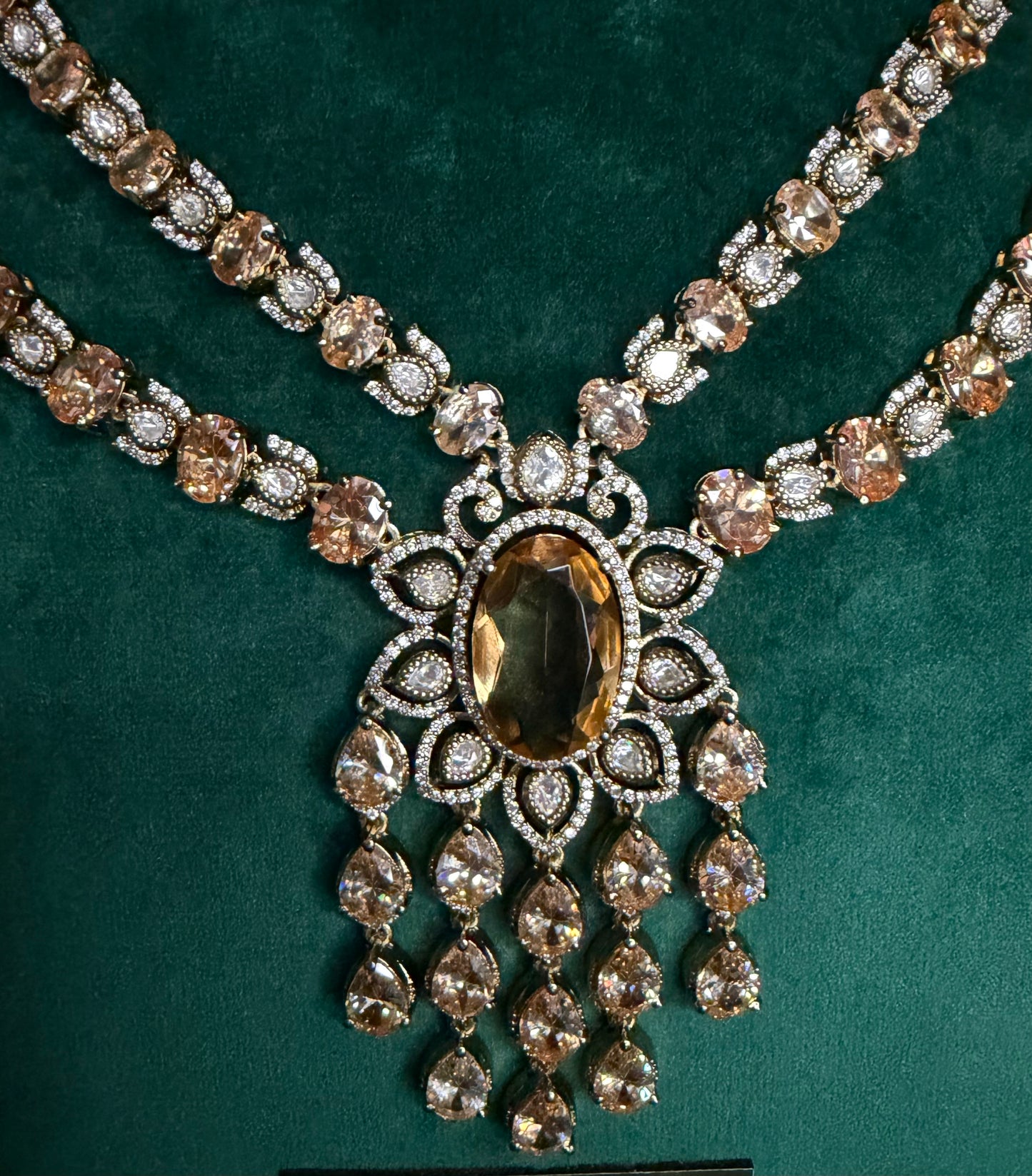 Champagne Pendant Necklace