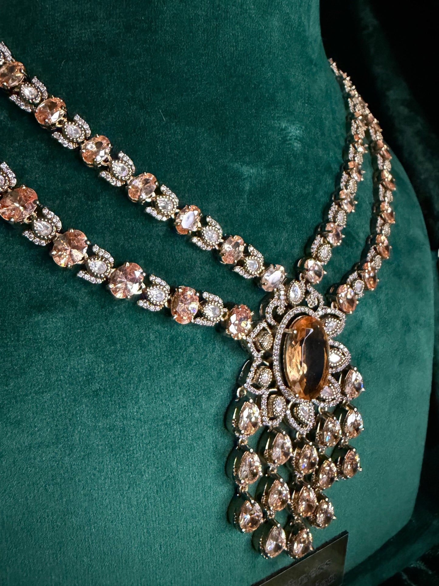 Champagne Pendant Necklace