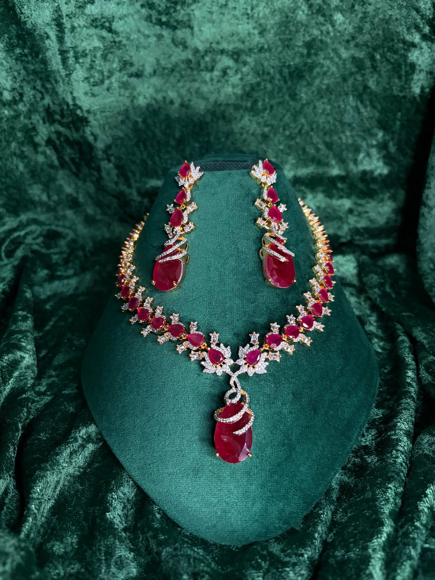 Ruby Pendant Drop