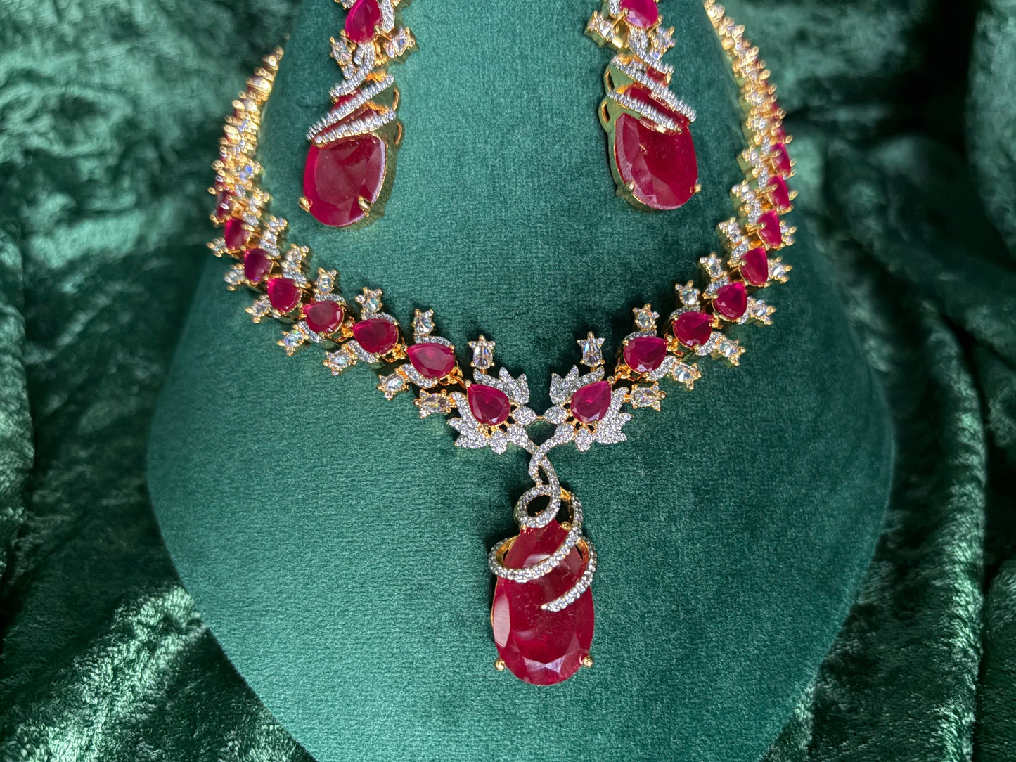 Ruby Pendant Drop