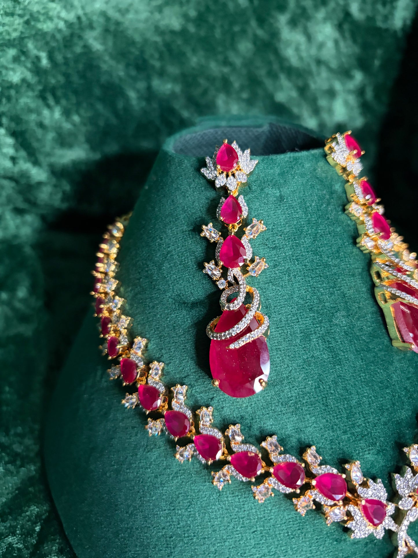 Ruby Pendant Drop