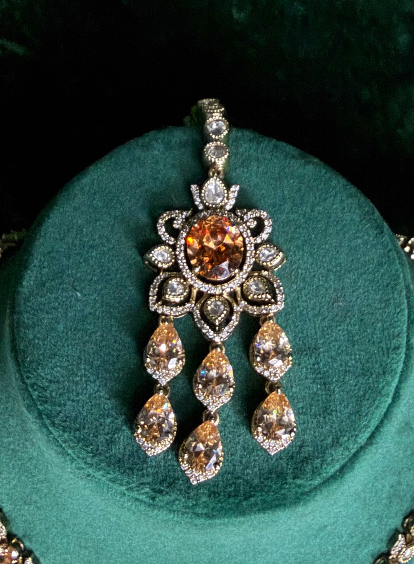 Champagne Pendant Necklace