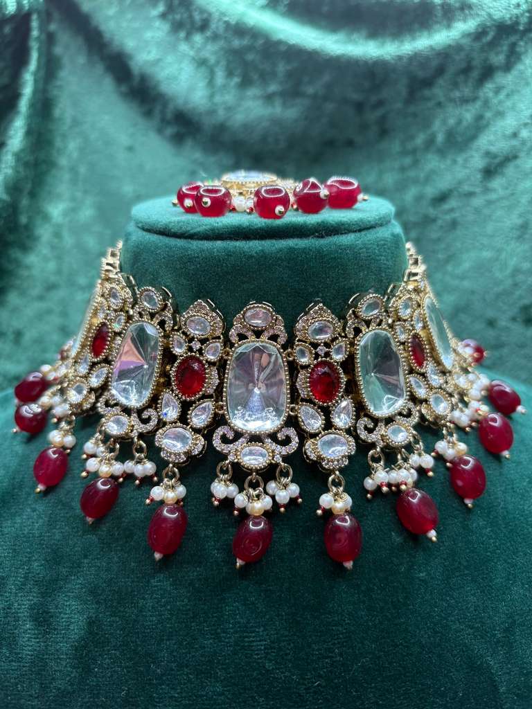Victorian Moissanite Choker
