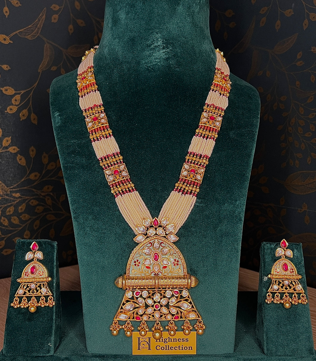 Ruby Meenakari Necklace