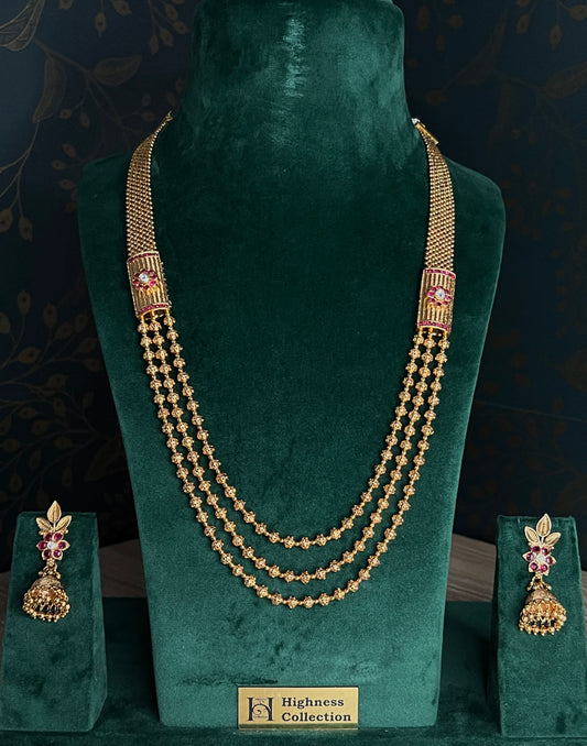 Matte Gold Mala