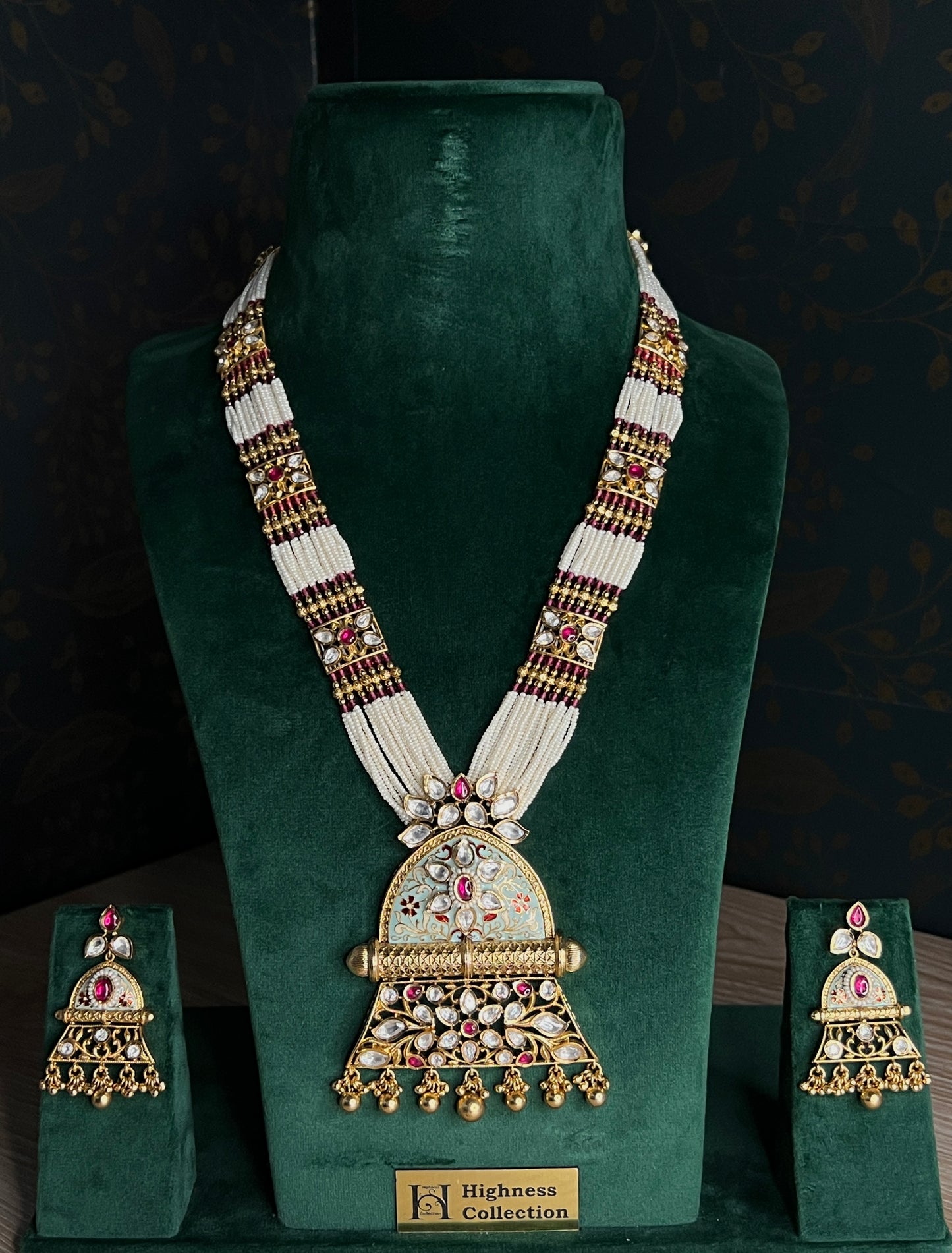 Ruby Meenakari Necklace