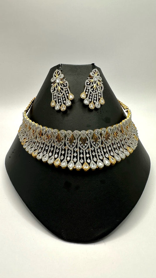 Two Tone Choker Set