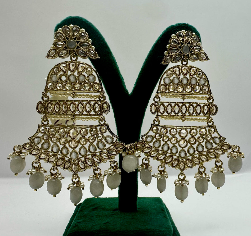 Polki Mehndi Earring