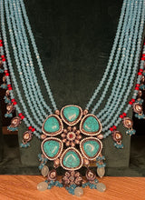 Load image into Gallery viewer, Turquoise Long Necklace
