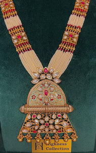 Ruby Meenakari Necklace