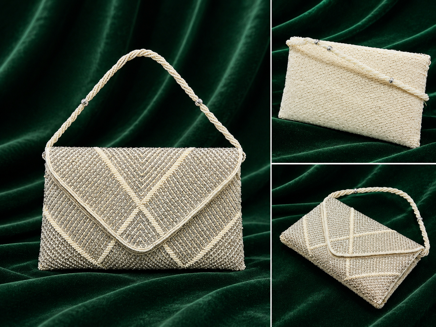 Pearl envelope Clutch