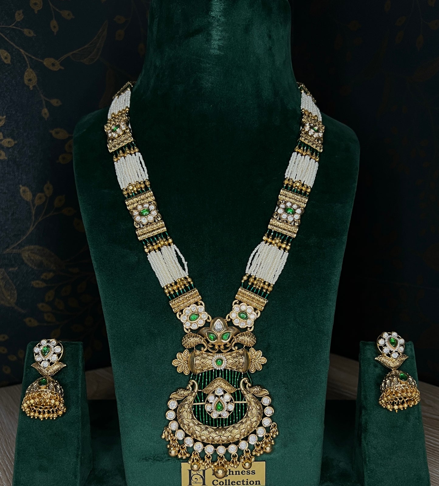 Matte Kundan Long Necklace