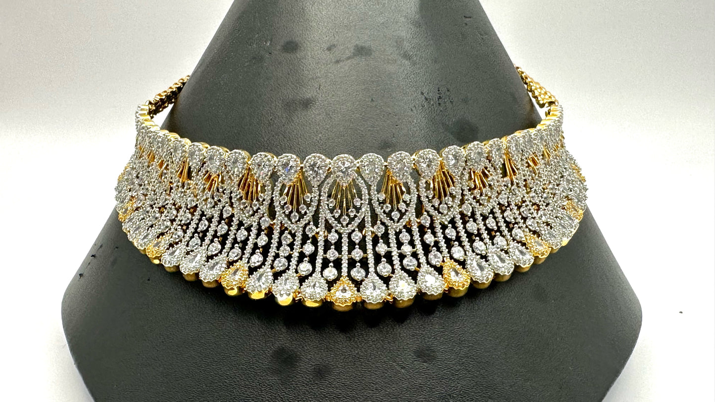 Two Tone Choker Set