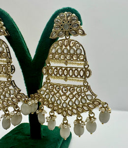 Polki Mehndi Earring