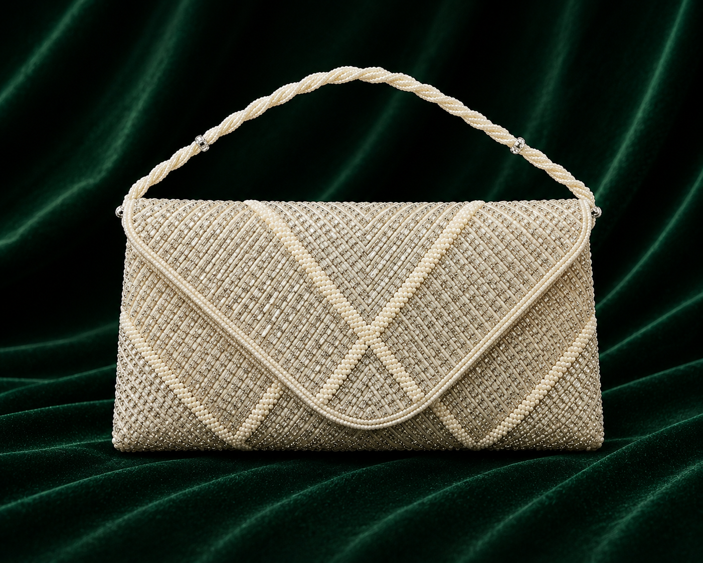 Pearl envelope Clutch