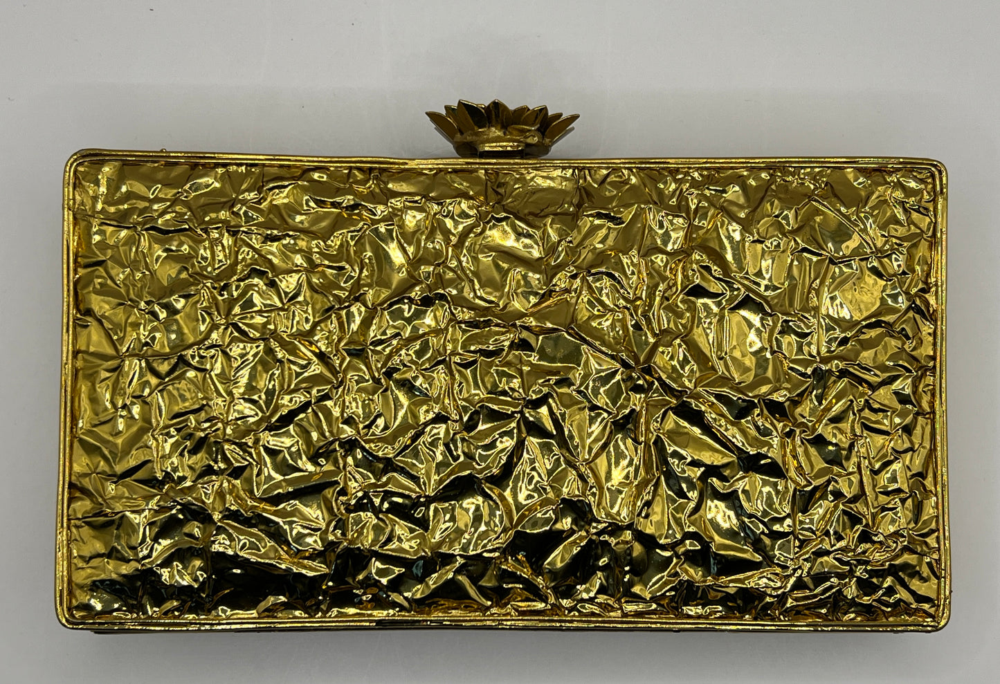 Metal Velvet Clutch