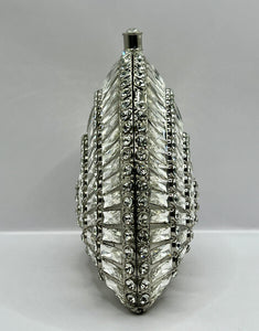 Silver Shell Clutch