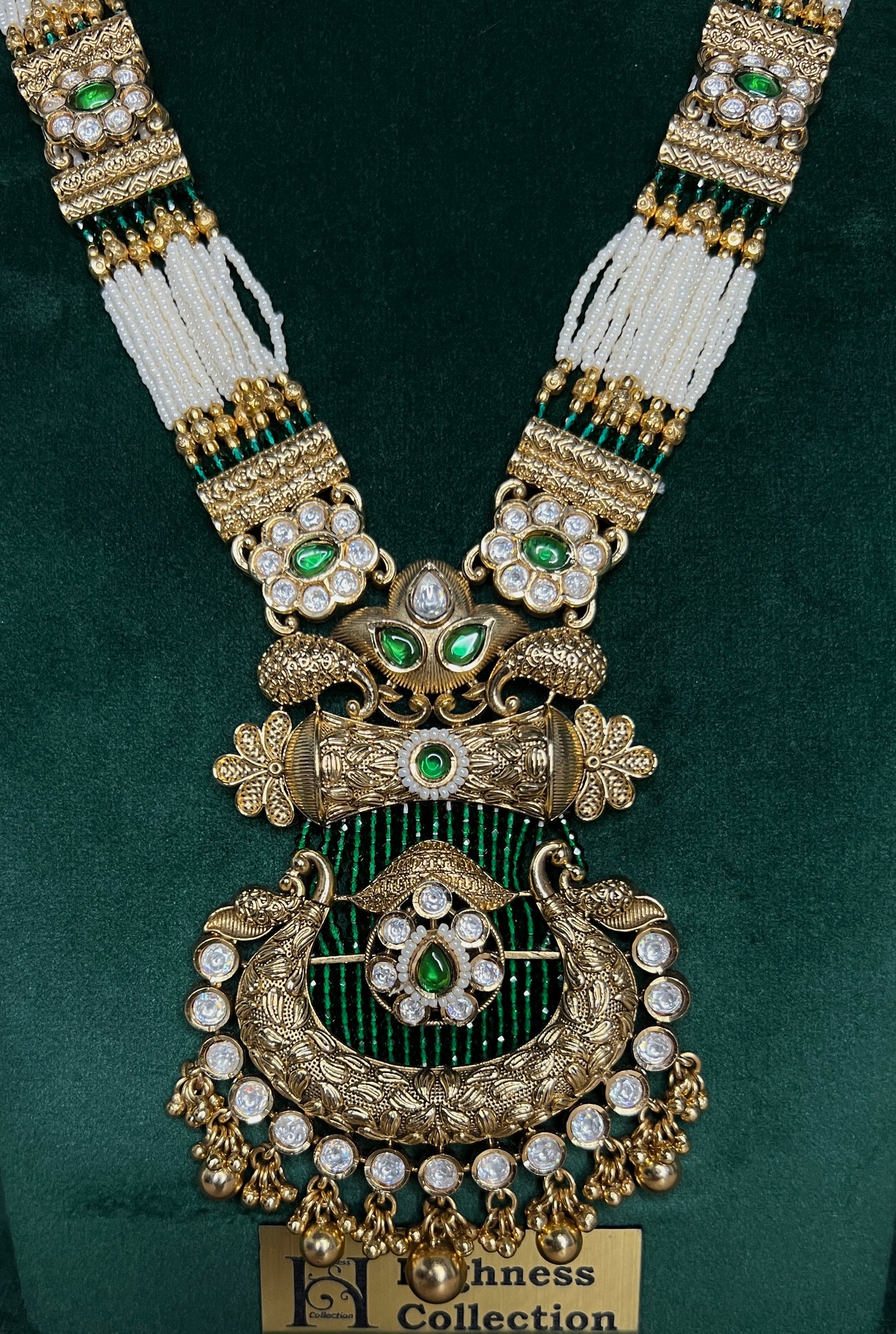 Matte Kundan Long Necklace