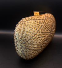 Load image into Gallery viewer, Silver/Gold stone Clutch
