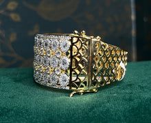 Load image into Gallery viewer, Two Tone Cuff Bracelet
