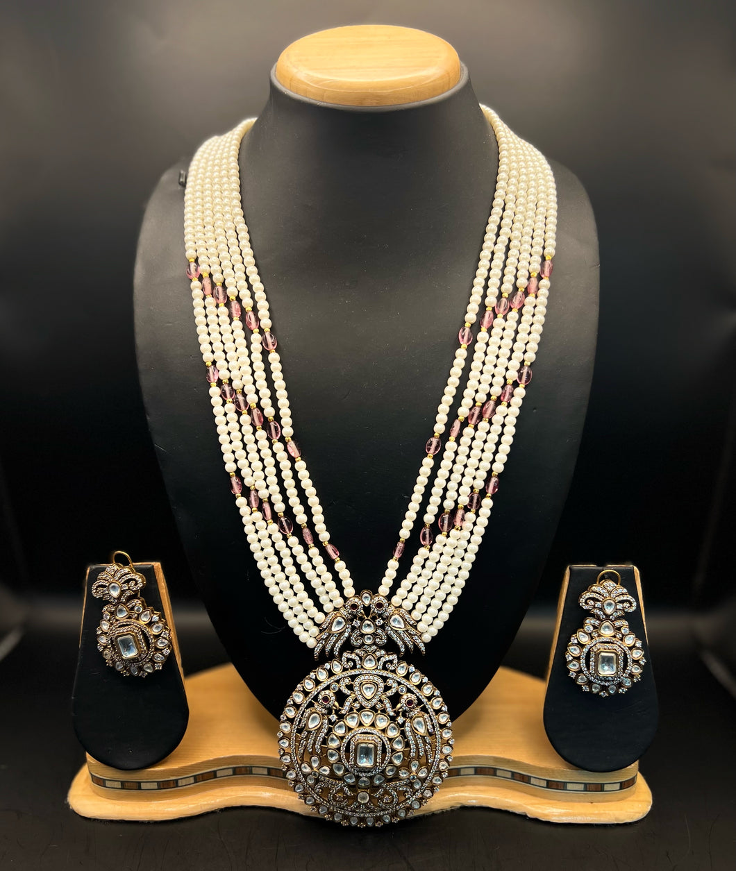 Victorian Indo-Western Long Necklace