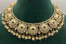 Load image into Gallery viewer, Meenakari Blue Necklace
