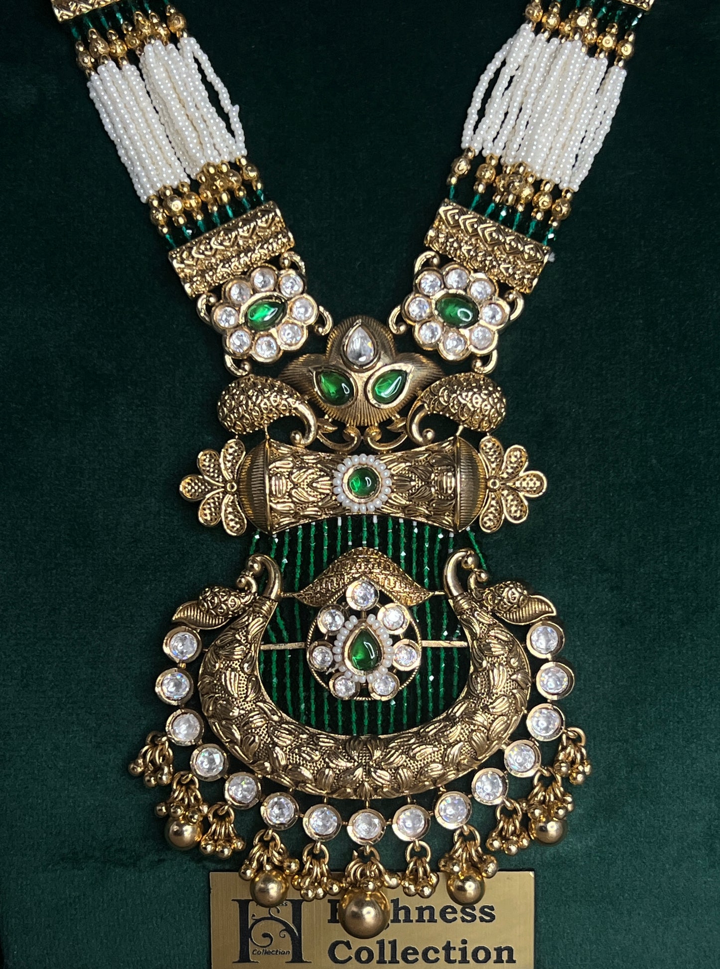 Matte Kundan Long Necklace