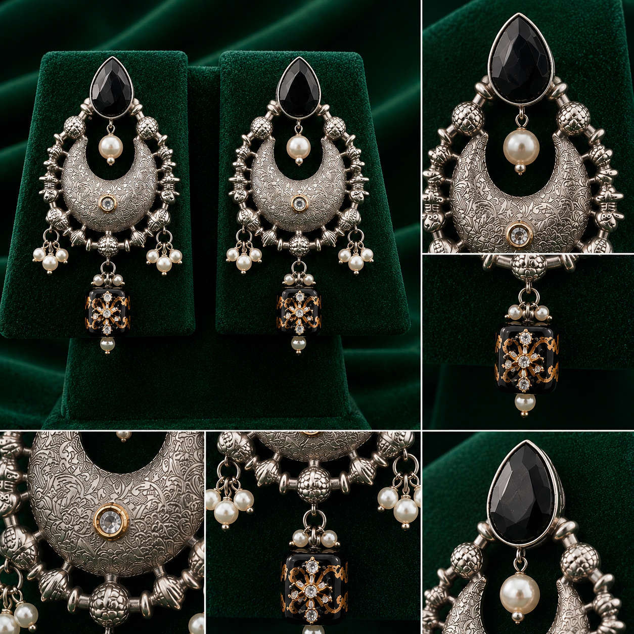 Oxidize Royal Filigree Necklace