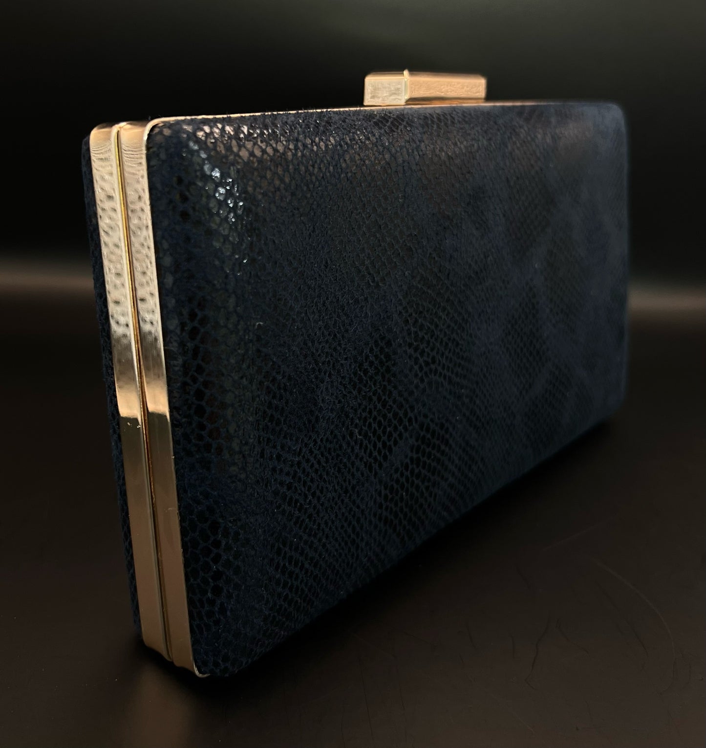 Faux Snakeskin Purse