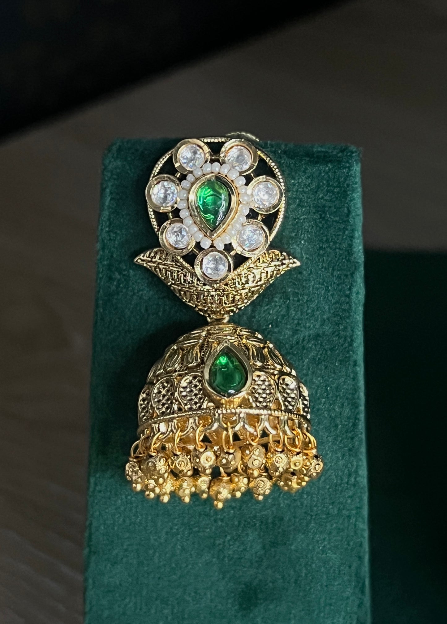 Matte Kundan Long Necklace