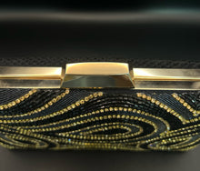 Load image into Gallery viewer, Black and Gold Clutch
