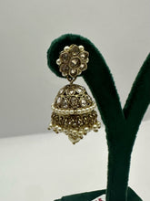 Load image into Gallery viewer, Pearl Bell Jhumkas
