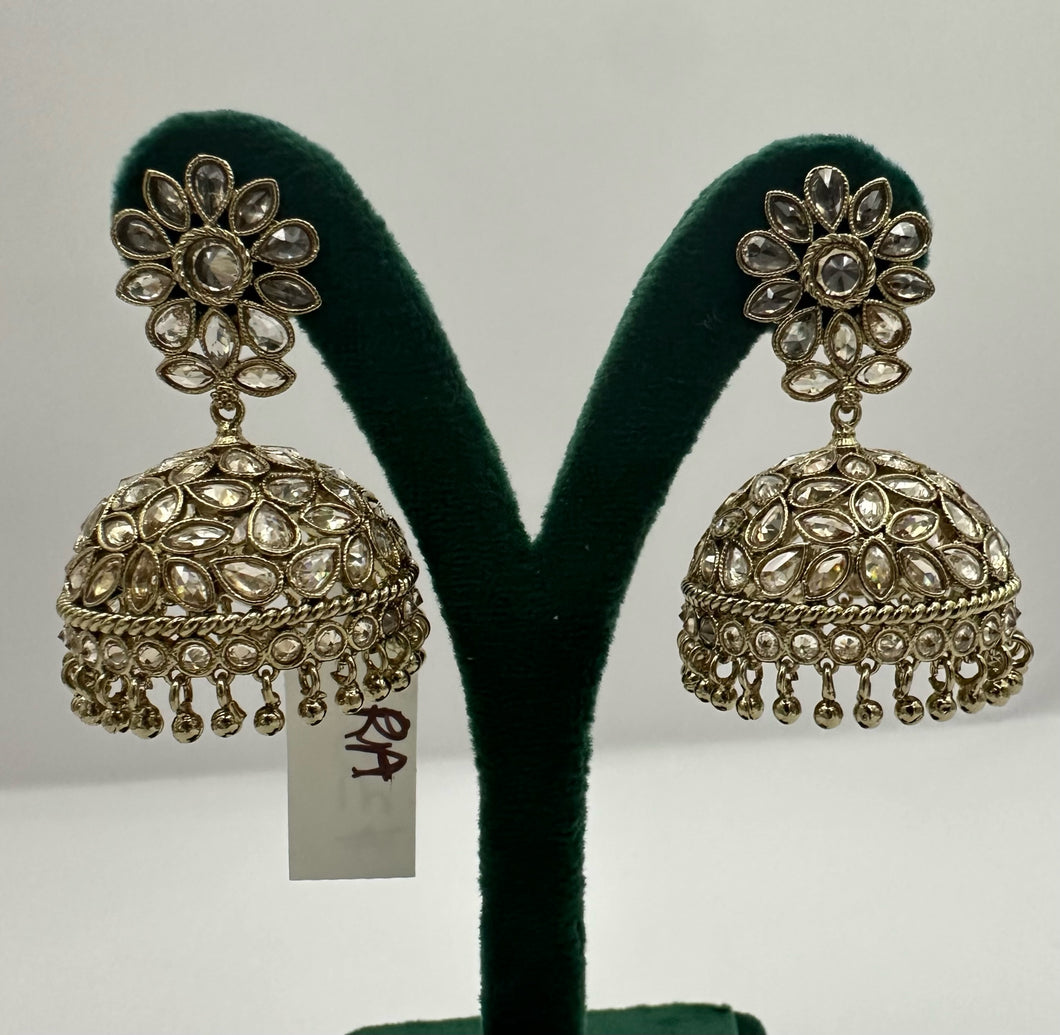 Flower Jhumkas