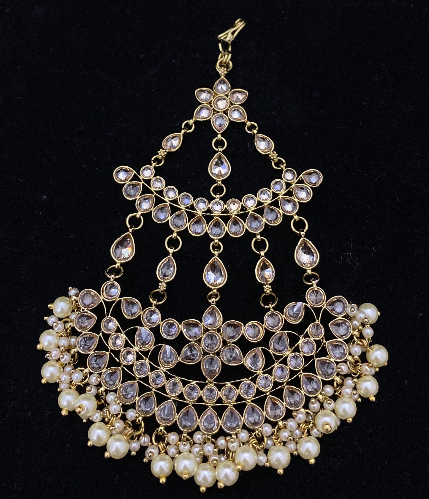 Polki Kundan Pearl Jhumar/Paasa